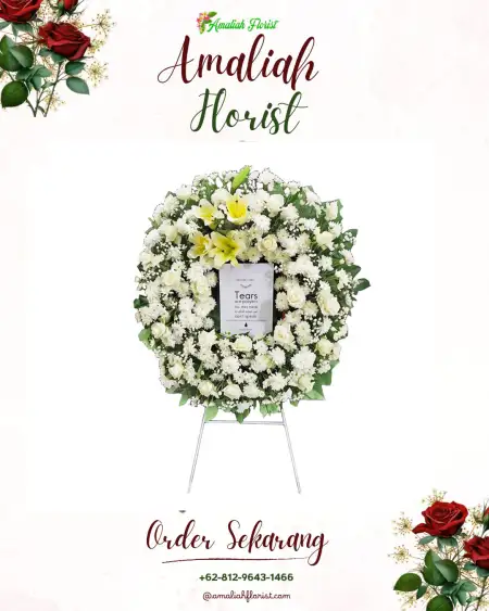 Krans Bunga Duka Rajek